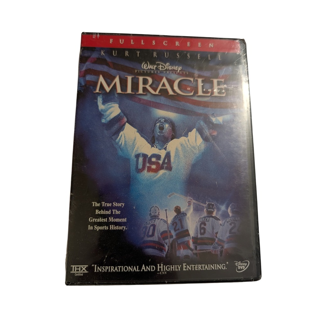 Miracle DVD 2-Disc Set Disney Kurt Russell 1980 USA Hockey Team New